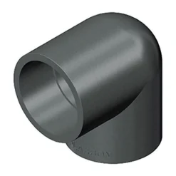 PVC vinkel 90 grader 75 mm.