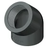 PVC vinkel 45 grader 3/4 tomme (gevind) 25 mm.