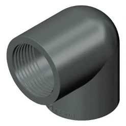 PVC vinkel 90 grader 1/2 tomme (gevind) 20 mm