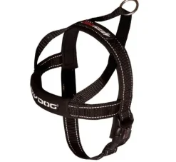 QuickFit sele sort XL - stærk og hurtig sele til store hunde