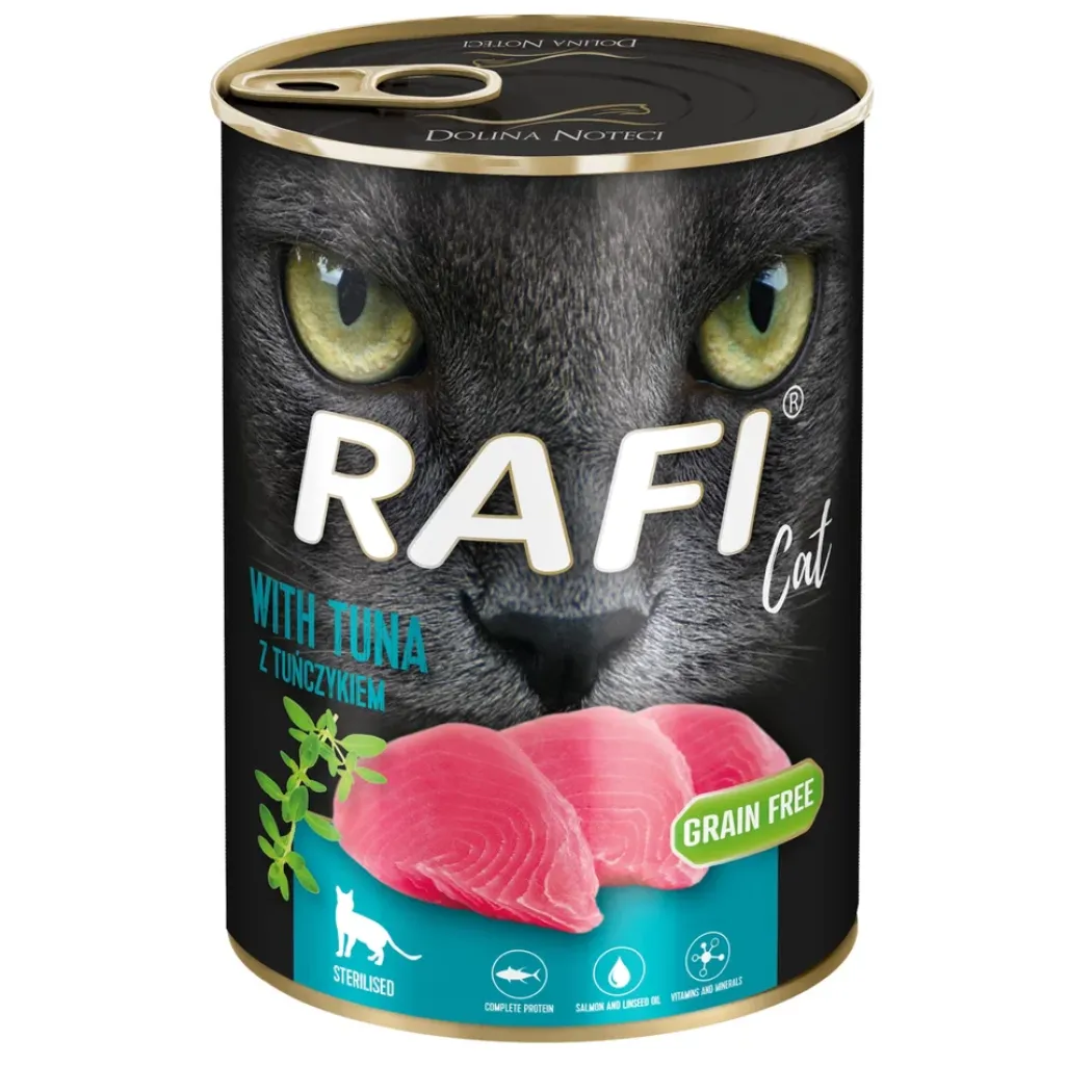 RAFI Vådfoder til Katte Paté med Tun 400 g.