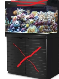 Red Sea Max 250 Sort Akvarium uden belysning