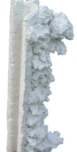 Riffkeramik rørskjuler 50 cm.