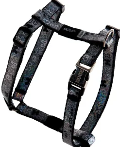 Rogz Sele 16 mm 40-70 cm Sort hundeben