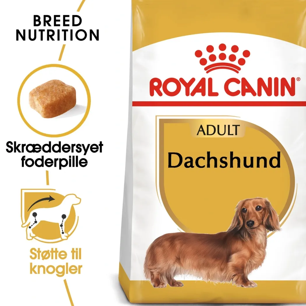Royal Canin Dachshund Adult 1,5 kg - tørfoder til gravhunde
