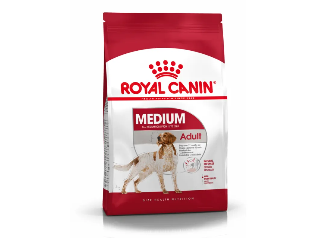 Royal Canin Medium Adult 4 kg - hundefoder til voksne mellemstore hunde