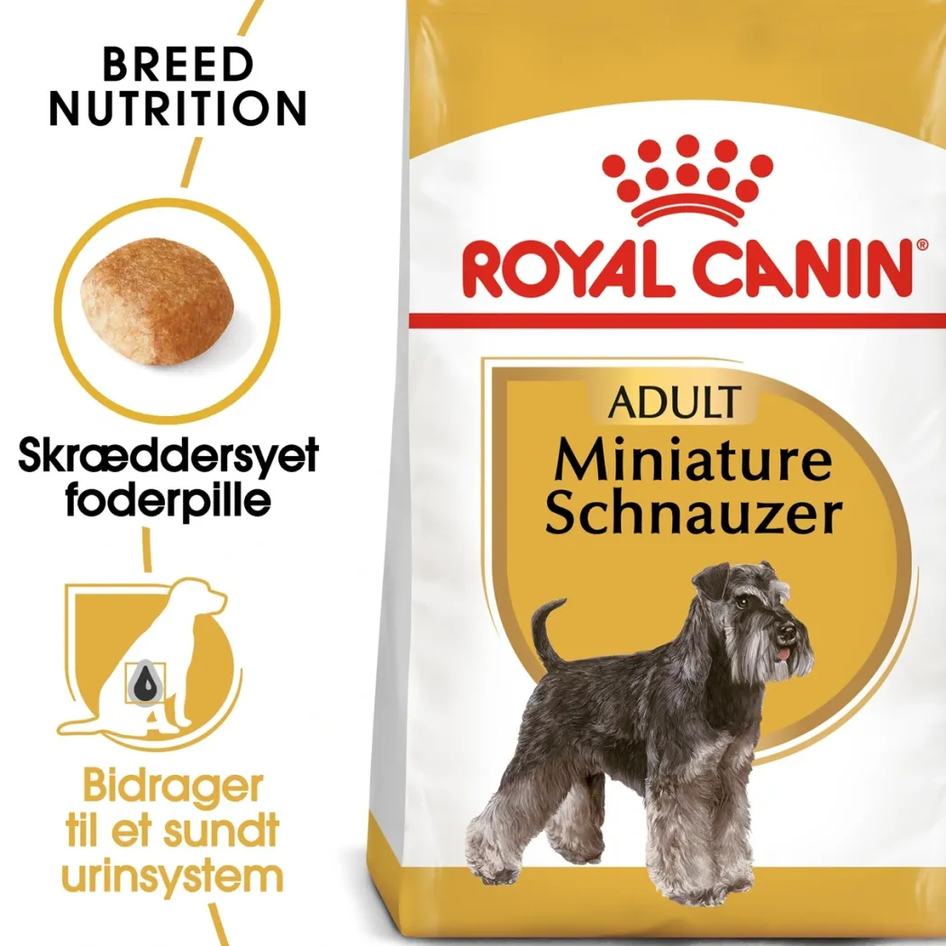 Royal Canin Miniature Schnauzer Adult 3 kg - tørfoder til små hunde