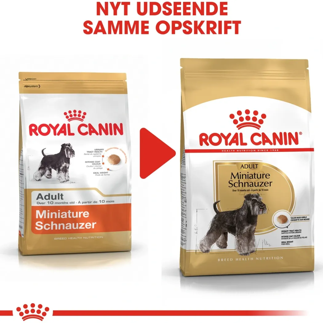 Royal Canin Miniature Schnauzer Adult 3 kg - tørfoder til små hunde