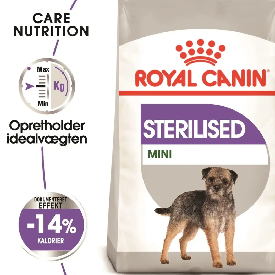 Royal Canin Mini Sterilised Adult 3 kg - hundefoder til små steriliserede hunde