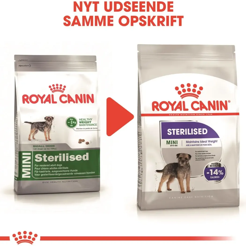 Royal Canin Mini Sterilised Adult 3 kg - hundefoder til små steriliserede hunde