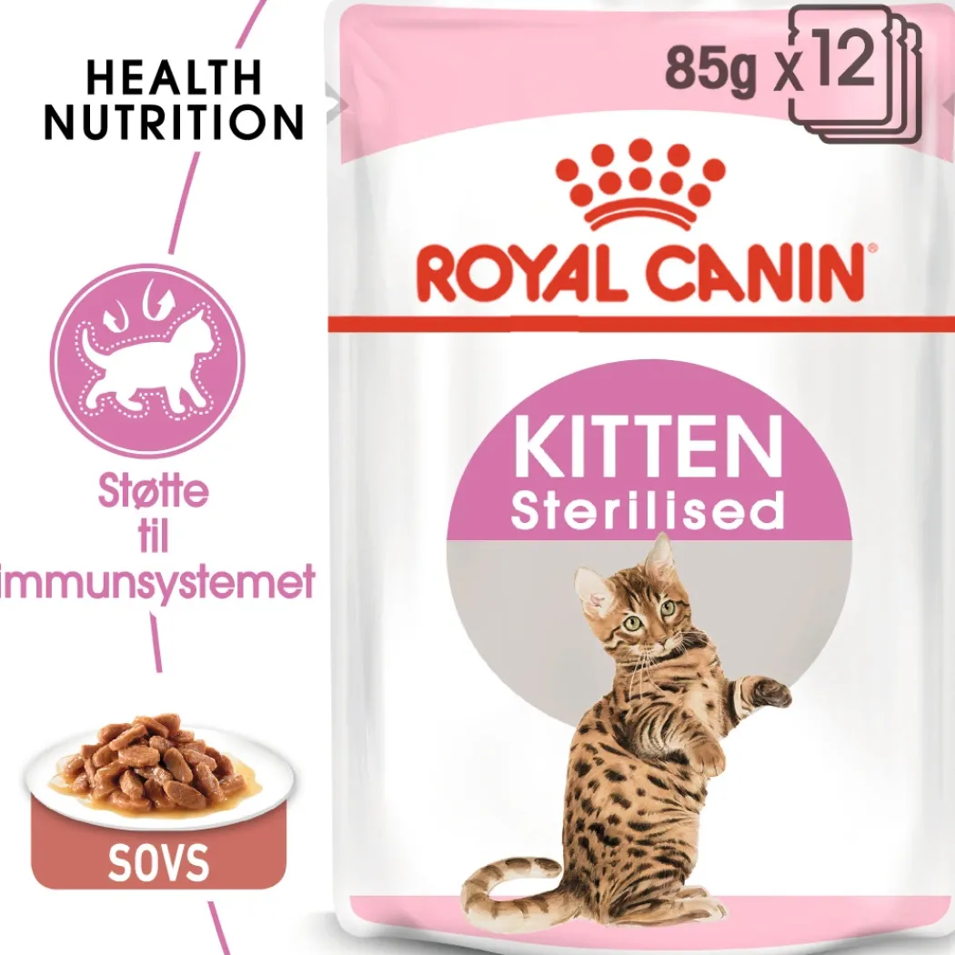 Royal Canin Second Age Kitten SterilisedSovs - vådfoder 85 g