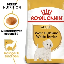 Royal Canin West Highland White Terrier Adult 1,5 kg - tørfoder til Westie