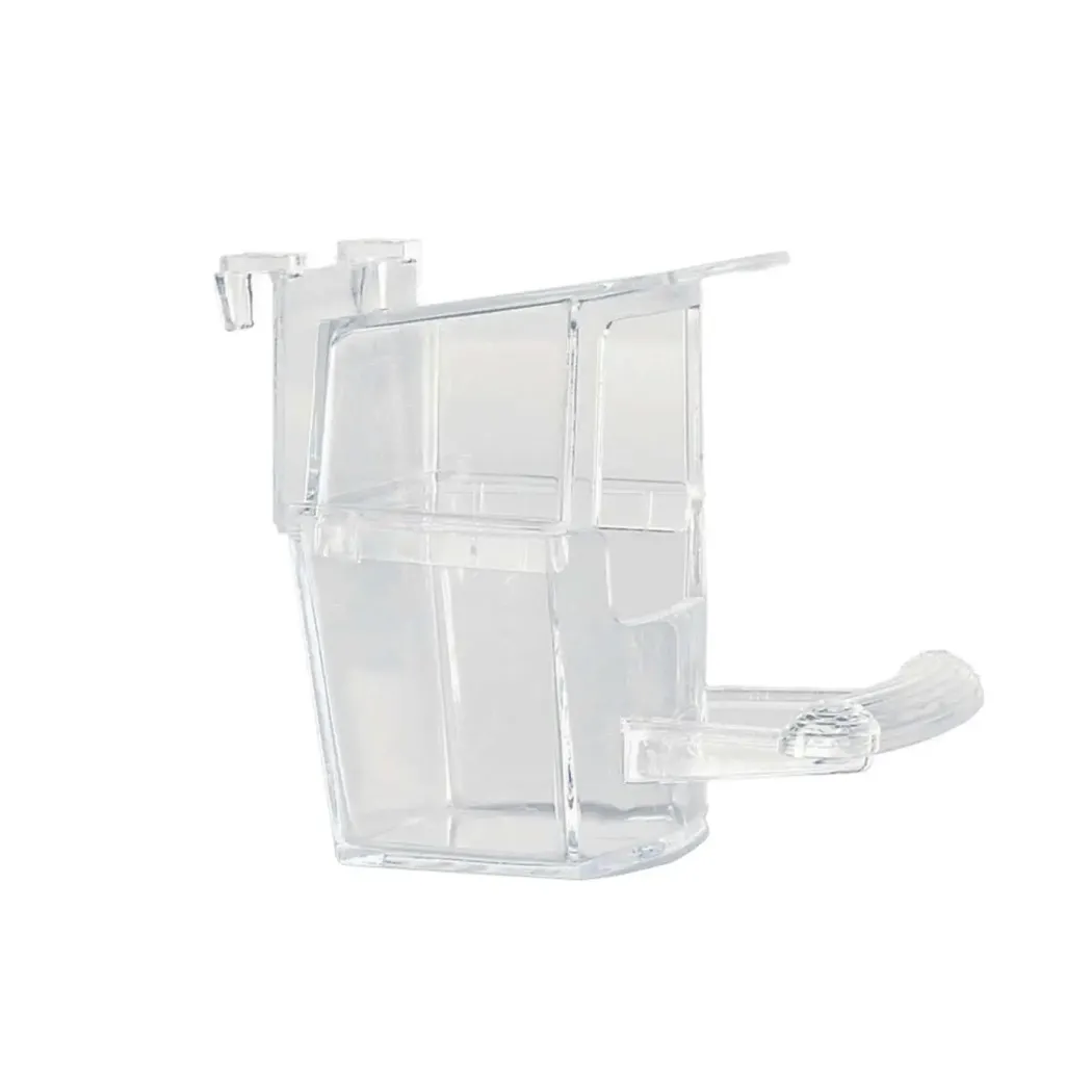 Savic Foderstation 50 ml med siddeplads i Acryl 7x7,5x6 cm