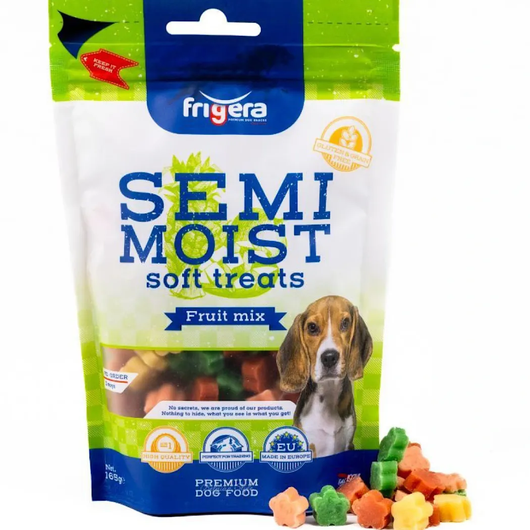 Semi-Moist Soft Glutenfri Frugt Mix 165 g - bløde hundesnacks