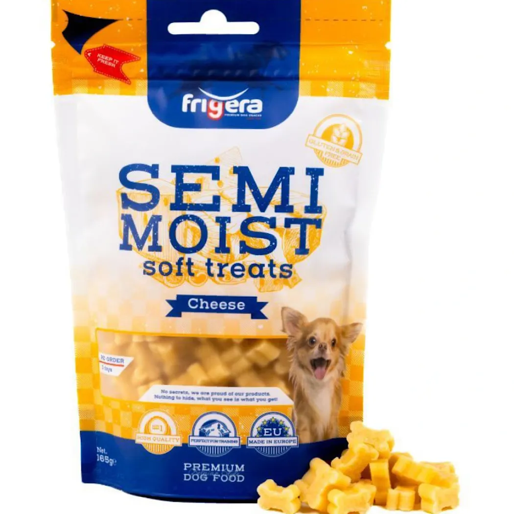 Semi-Moist Soft Glutenfri Ost 165 g - bløde hundesnacks