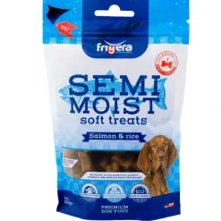 Semi-Moist Soft Laks med ris 165 g - bløde hundesnacks