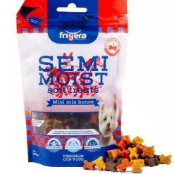 Semi-Moist Soft Mini Mix Bones 165 g - bløde hundesnacks