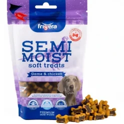 Semi-Moist Soft Vildt og Kylling 165 g - bløde hundesnacks