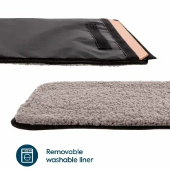 Sherpa Original Deluxe Sort hundetaske Medium 43x28x26,5 cm Max 7kg