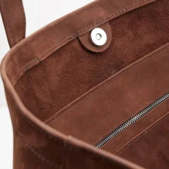 Shopper Skuldertaske Pisa Mørkebrun