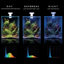 Shrimpset Day and Night 20 L 25x25x30 cm Hvid