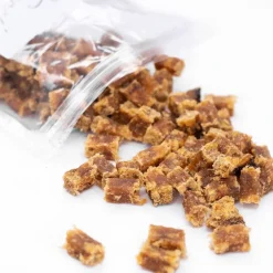 Snackit Bløde Perlehøne terninger 100 g - naturlige hundesnacks