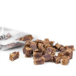 Snackit Bløde Rådyr terninger 100 g - naturlige hundesnacks