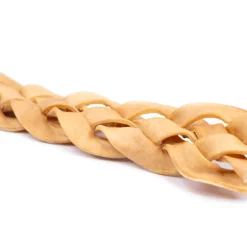 Snackit flettet hestehud til hund 25 cm