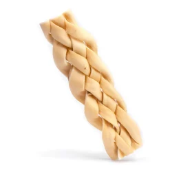 Snackit Gigant Flettet Oksehud 25 cm - Ekstra robust tyggeben
