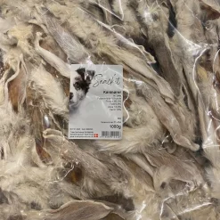 Snackit Kaninører med pels 1 kg - Naturlige hundesnacks i stor pakke
