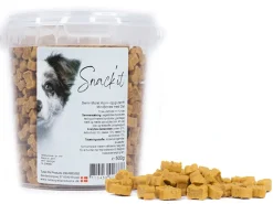 Snackit Semi-Moist Mini Bones med Ost 500 g - bløde hundesnacks