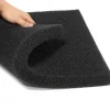 Sort filtersvamp 40 x 50 x 3 cm (Filterskum)