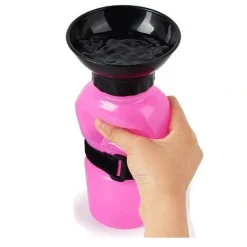Squeeze drikkeflaske med indbygget skål 500 ml med anti tilbageløb