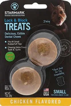 Starmark Lock n Block Treats Small - aktiveringssnack til små hunde