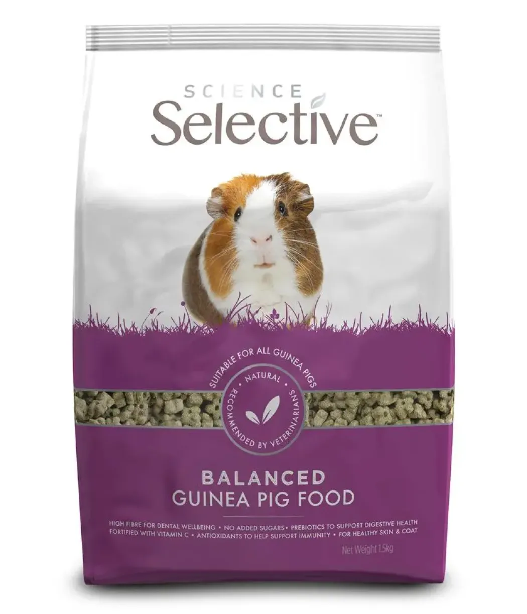 Supreme Science Selective Guinea pig (marsvin) 4 x 1,5 kg