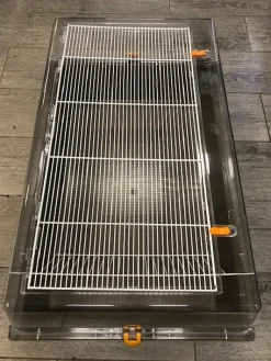 Tamburino Hamsterbur grå/brun bund