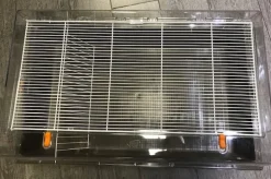 Tamburino Hamsterbur grå/brun bund