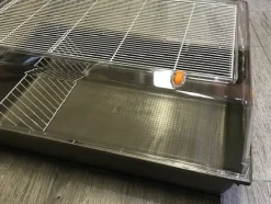 Tamburino Hamsterbur grå/brun bund