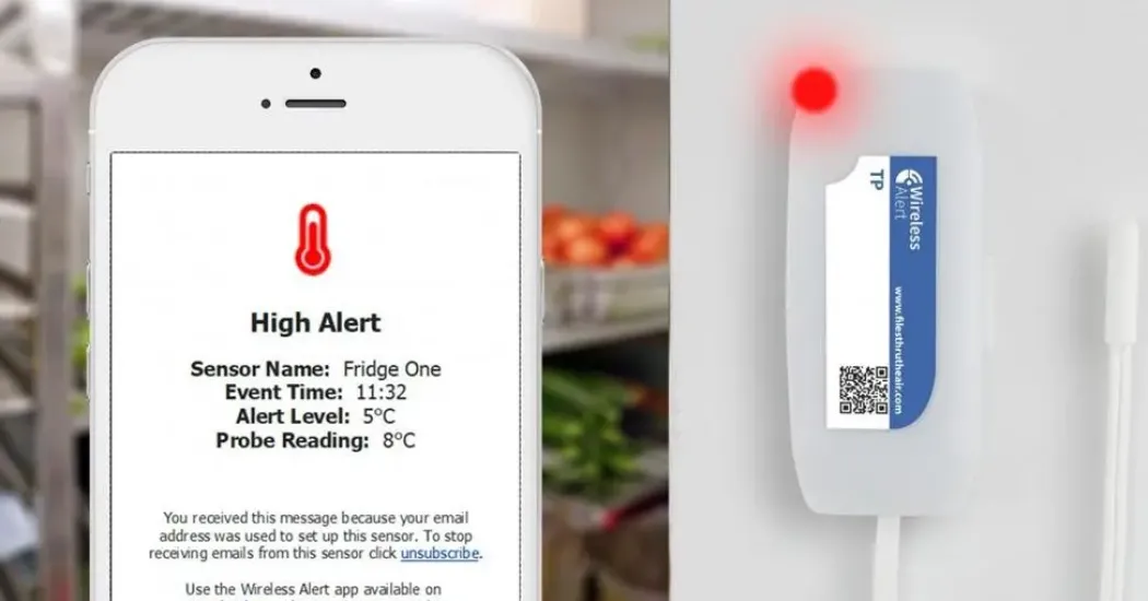 Temperatur Alarm med WIFI alert