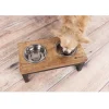 Tommy Twin Feeder Set med stand 370 ml