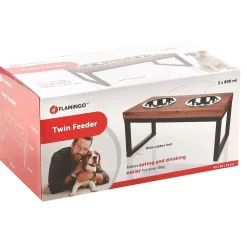 Tommy Twin Feeder Set med stand 800 ml