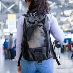 Transporttaske Backpack Sherpa 2in1 Sort 43x26,5x26cm Max 7kg
