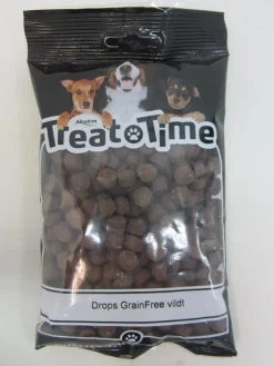 Treattime Drops Kornfri Vildt - 200 g hundesnacks