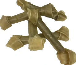 Treattime Okseknudeben 19 cm - naturligt tyggeben til mellemstore hunde