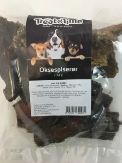 Treattime Oksespiserør 200 g - Naturlige hundesnacks