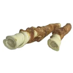Treattime Tyggepinde med kylling 40 cm 2 stk - store hundesnacks