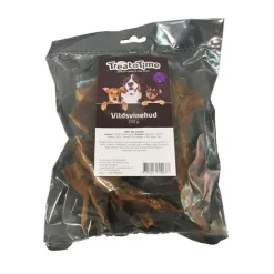 Treattime Vildsvinehud 250 g - Naturlige tyggeben