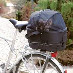 Trixie Cykeltaske kurv til bagagebærer Sort