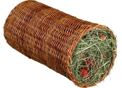 Trixie PileTunnel med hø og gulerod Stor ø 20 x 38 cm