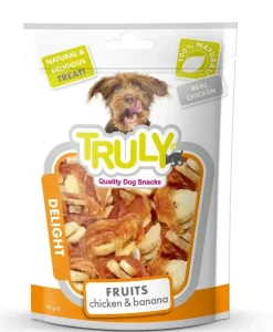 Truly Banana and Chicken 90 g - banan og kylling snacks